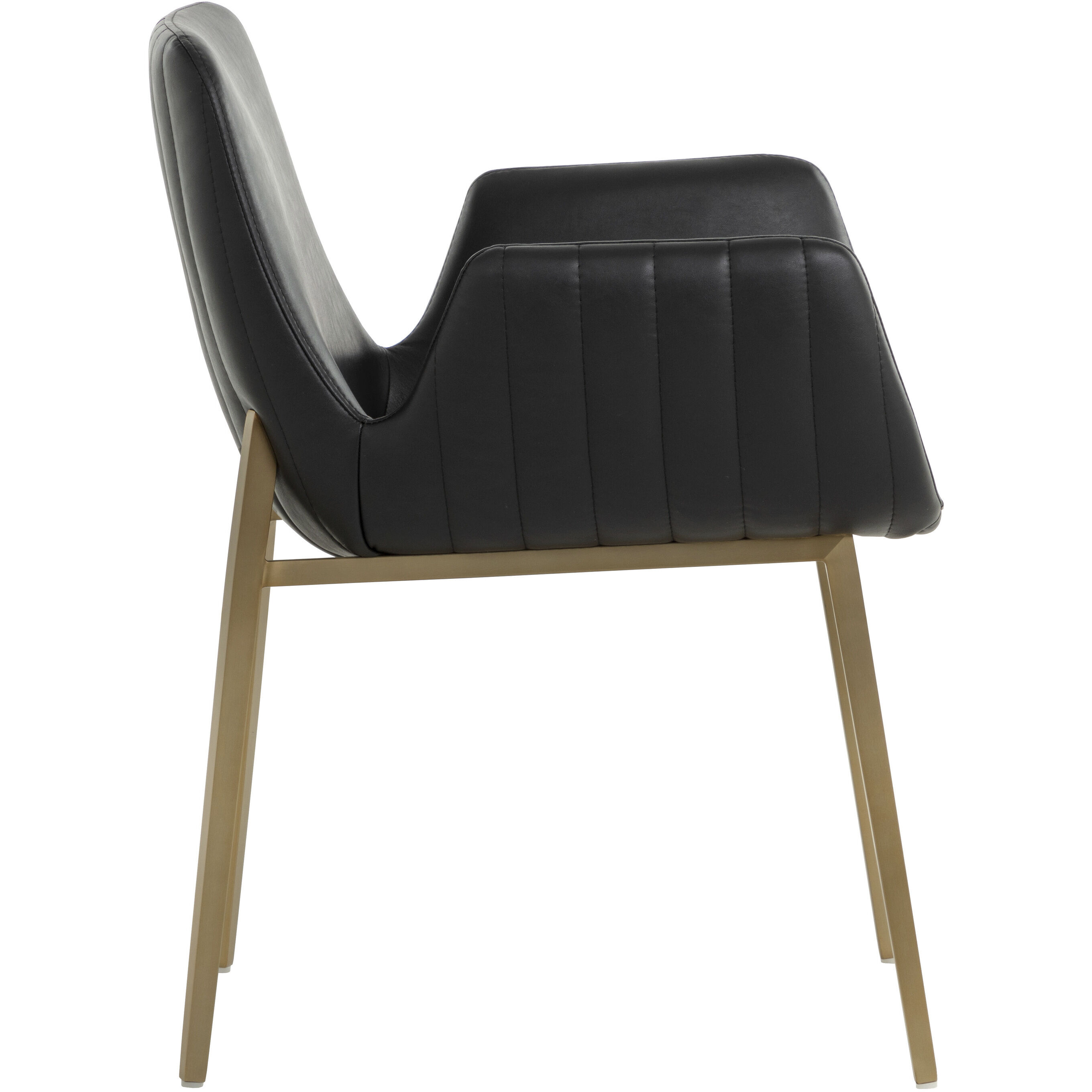 Lucano Bravo Black Dining Armchair